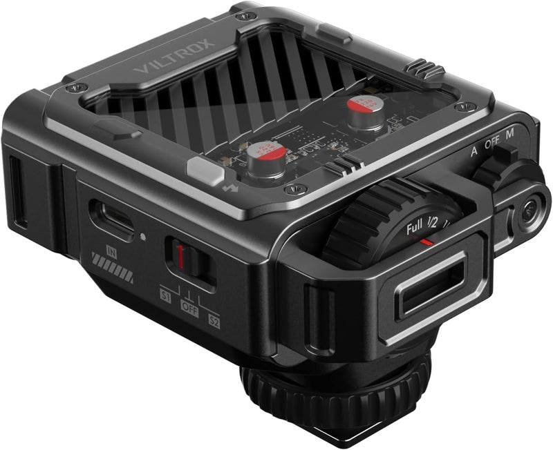 VILTROX فلاش TTL لسوني، فلاش على الكاميرا بسعة 1800mAh لسوني، فلاش مصغر 26W/s 6500K، فلاش صغير GN16، 650 فلاش كامل الطاقة، 1s إعادة شحن، مع صندوق ناعم (Spark Z3-S، رمادي) - Image 2
